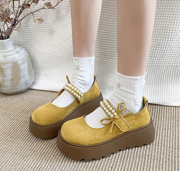 Xajzpa Thick soled height increasing women's shoes for spring summer new style rhinestones simple comfortable versatile women's shoes